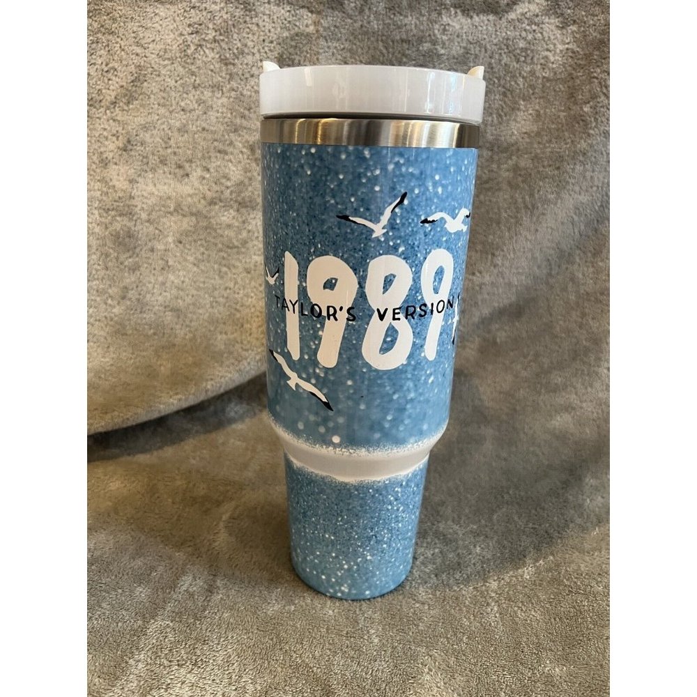 TAYLOR SWIFT 1989 Themes TUMBLER TRAVEL MUG 40OZ Handle Mug Coffee Eras Tour
